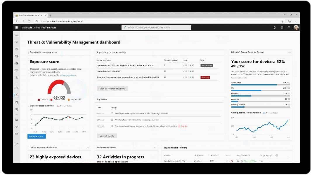 Microsoft Security - Segurança de pontos finais - Microsoft Defender para Empresas