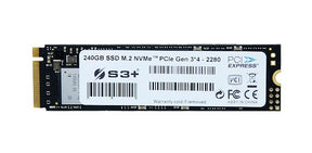 SSD Interno S3+ M.2 2280 240GB NVMe PCIe 1950MB/s