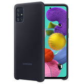 FUNDA SILICONA SAMSUNG A51 NEGRA