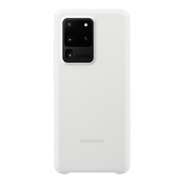 FUNDA SAMSUNG S20 ULTRA SILICONA BLANCO