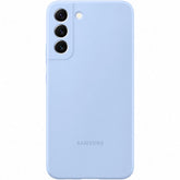 SAMSUNG S22+ COVER SILICONE AZUL CLARA