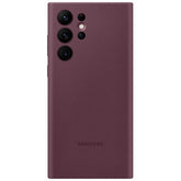 SAMSUNG S22 ULTRA COVER SILICONE BURGUNDY