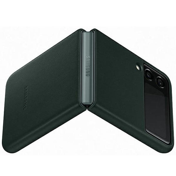 FUNDA DE CUERO SAMSUNG ZFLIP 3 VERDE