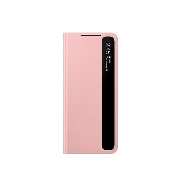 CARCASA SAMSUNG S21 SMART CLEAR VIEW ROSA