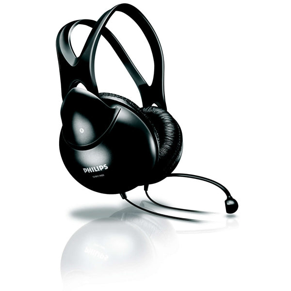 AURICULARES PHILIPS PC SHM1900 NEGRO