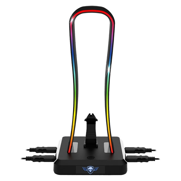 SPIRIT OF GAMER SENTINEL MULTI-FUNCTION RGB STAND FOR HEADSETS