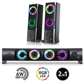 ADVANCE SPEAKERS SOUNDPHONIC 2.0 RGB 6W RMS PC