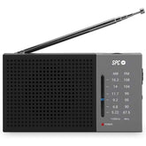 SPC RADIO AM/FM JETTY LITE BLACK