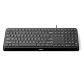 TECLADO PHILIPS CON CABLE USB NEGRO PT SPK6207B