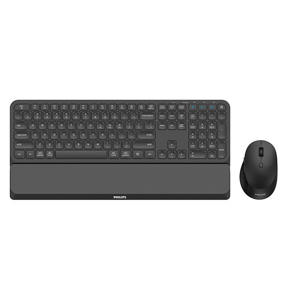 PHILIPS KEYBOARD &amp; MOUSE COMBO ERGONOMIC BLUETOOTH PT SPT6607B