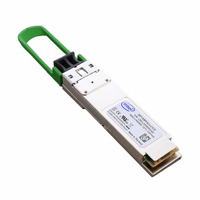 Intel Silicon Photonics - QSFP28 Transceiver Module - 100 Gigabit Ethernet - 1000Base-CWDM4 - up to 2km - 1271nm / 1291nm / 1311nm / 1331nm (SPTSBP3CLCCO)