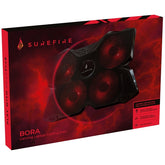 BASE GAMING SUREFIRE PARA PORTÁTIL HASTA 17 LEDS BORA ROJOS 4xVENTILADORES