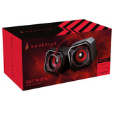 ALTAVOCES SUREFIRE GAMING GATOR EYE 2.0 NEGRO Y ROJO USB