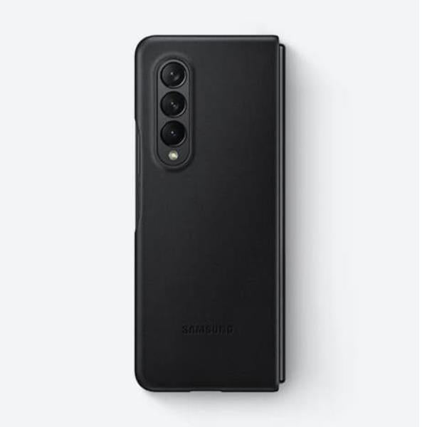 FUNDA DE CUERO Z FOLD 3 NEGRO