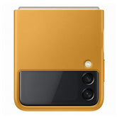 FUNDA DE CUERO Z FLIP 3 MOSTAZA