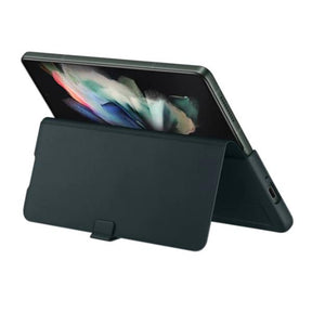 LEATHER FLIP COVER ZFOLD 3 VERDE