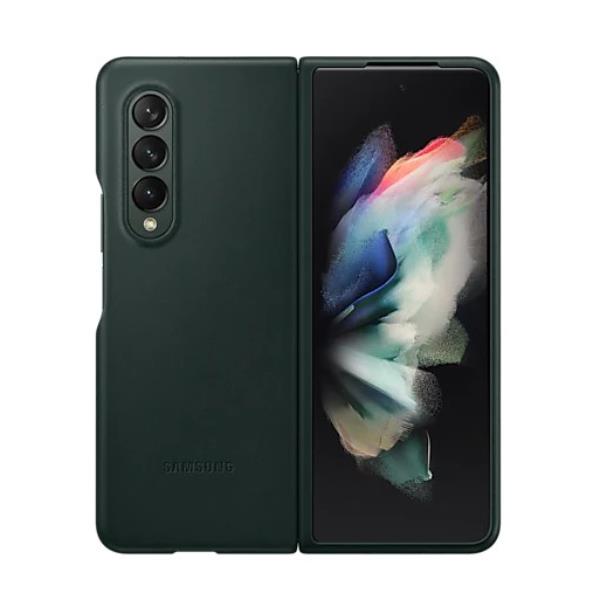 FUNDA DE CUERO Z FOLD 3 VERDE