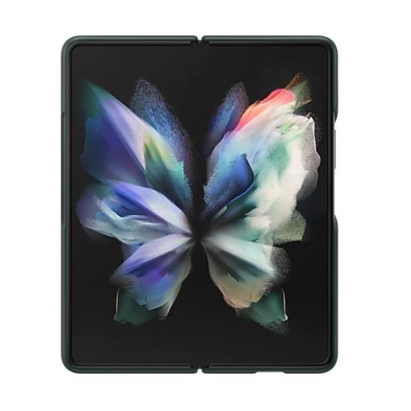FUNDA DE CUERO Z FOLD 3 VERDE