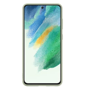 FUNDA DE SILICONA S21 FE VERDE
