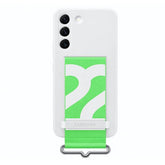 SILIC COVER W/STRAP S22PLUS WHIT