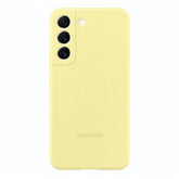 FUNDA DE SILICONA S22PLUS AMARILLA