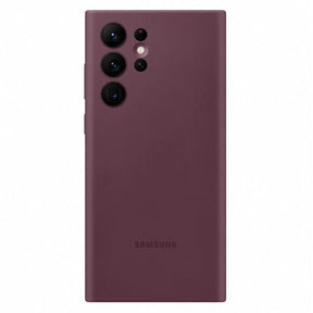FUNDA SAMSUNG S22 ULTRA SILICONA BURDEOS