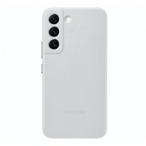 FUNDA DE CUERO S22 GRIS
