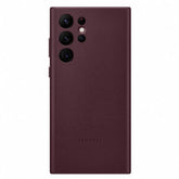 LEATHER COVER S22ULTRA BURGUNDY