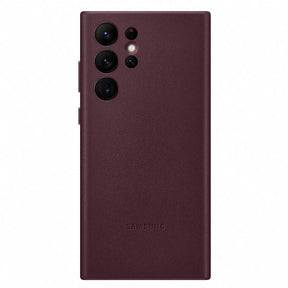 LEATHER COVER S22ULTRA BURGUNDY