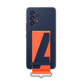 SILIC COVER W/STRAP A53 5G NAVY