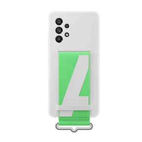 SILIC COVER W/STRAP A53 5G WHITE