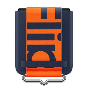 SILIC COVER W/STRAP Z FLIP3 NAVY