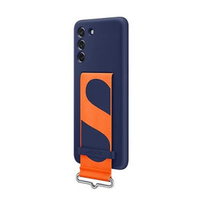 SILIC COVER W/STRAP S21 FE NAVY