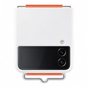 SILIC COVR W/STRAP Z FLIP 4 WHITE