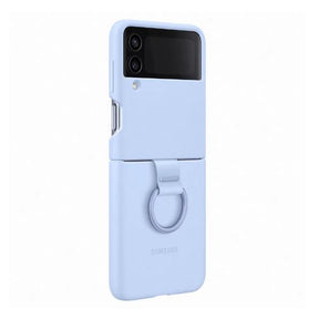 FUNDA DE SILICONA C/ANILLO Z FLIP 4 AZUL