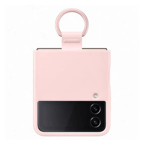 FUNDA DE SILICONA C/ANILLO Z FLIP 4 ROSA