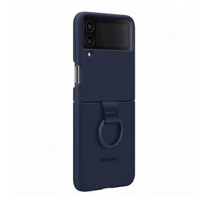 FUNDA DE SILICONA C/ANILLO Z FLIP 4 NAVY