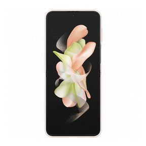 FLAP LEATHER COVR Z FLIP 4 PEACH