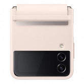 FLAP LEATHER COVR Z FLIP 4 PEACH