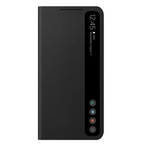 CARCASA SAMSUNG S21 FE SMART CLEAR VIEW (EW) GRIS OSCURO