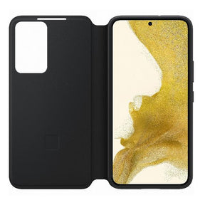 FUNDA CLEAR VIEW S22 NEGRA