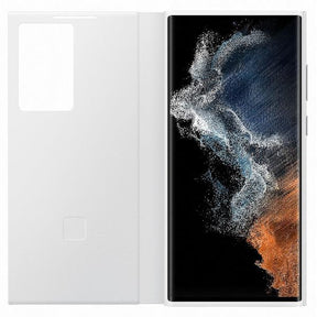 CLEAR VIEW COVER S22ULTRA WHITE