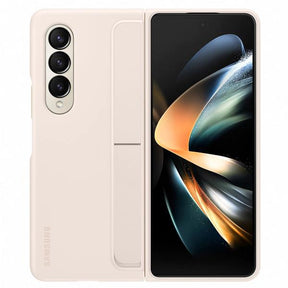 SAMSUNG CAPA Z FOLD4 C/ SUPORTE PEN BEJE