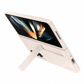 SAMSUNG CAPA Z FOLD4 C/ SUPORTE PEN BEJE