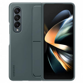 SAMSUNG CAPA Z FOLD4 C/ SUPORTE PEN CINZA