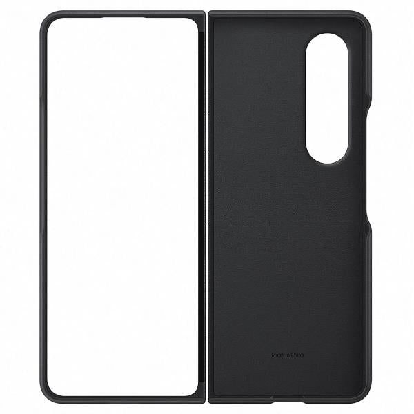 FUNDA DE CUERO Z FOLD 4 NEGRO