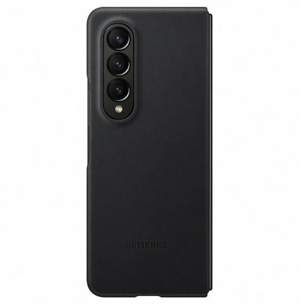 FUNDA DE CUERO Z FOLD 4 NEGRO