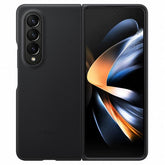FUNDA DE CUERO Z FOLD 4 NEGRO