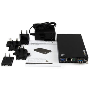 CONVERTIDOR MEDIO A FIBRA LC