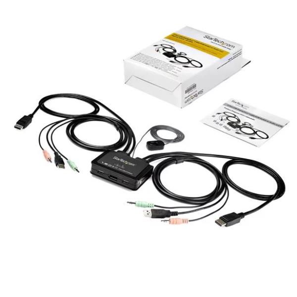 SWITCH KVM 2X DISPLAYPORT 4K60